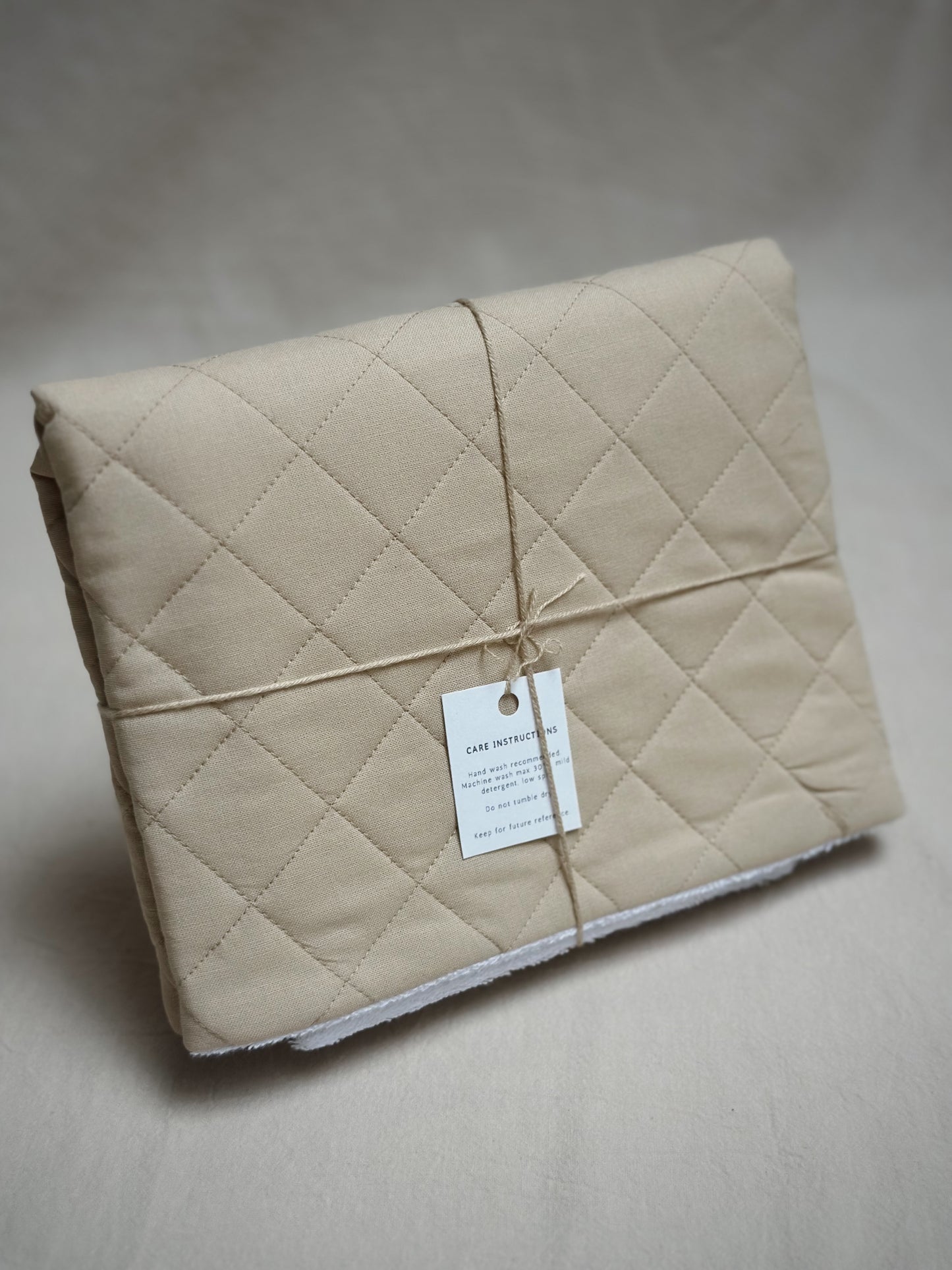 Quilted Tie Changing Clutch