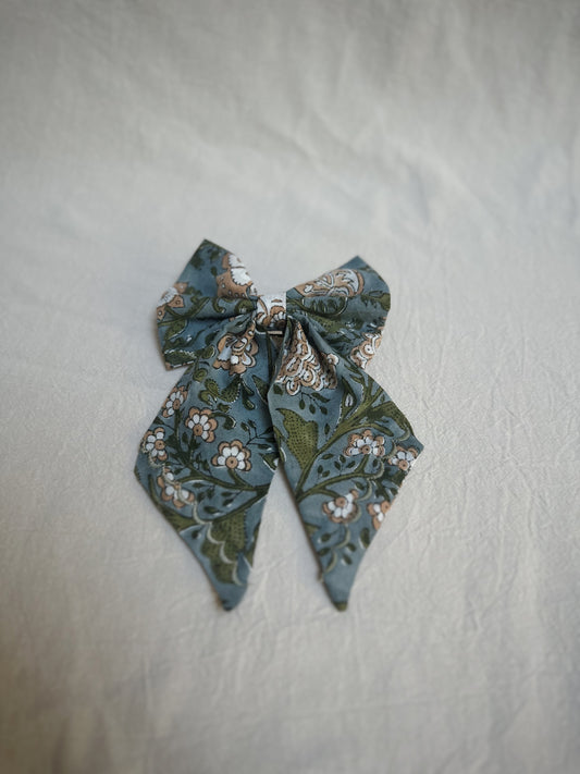 Hair Bow (Blue)