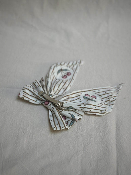 Hair Bow (Cherry)