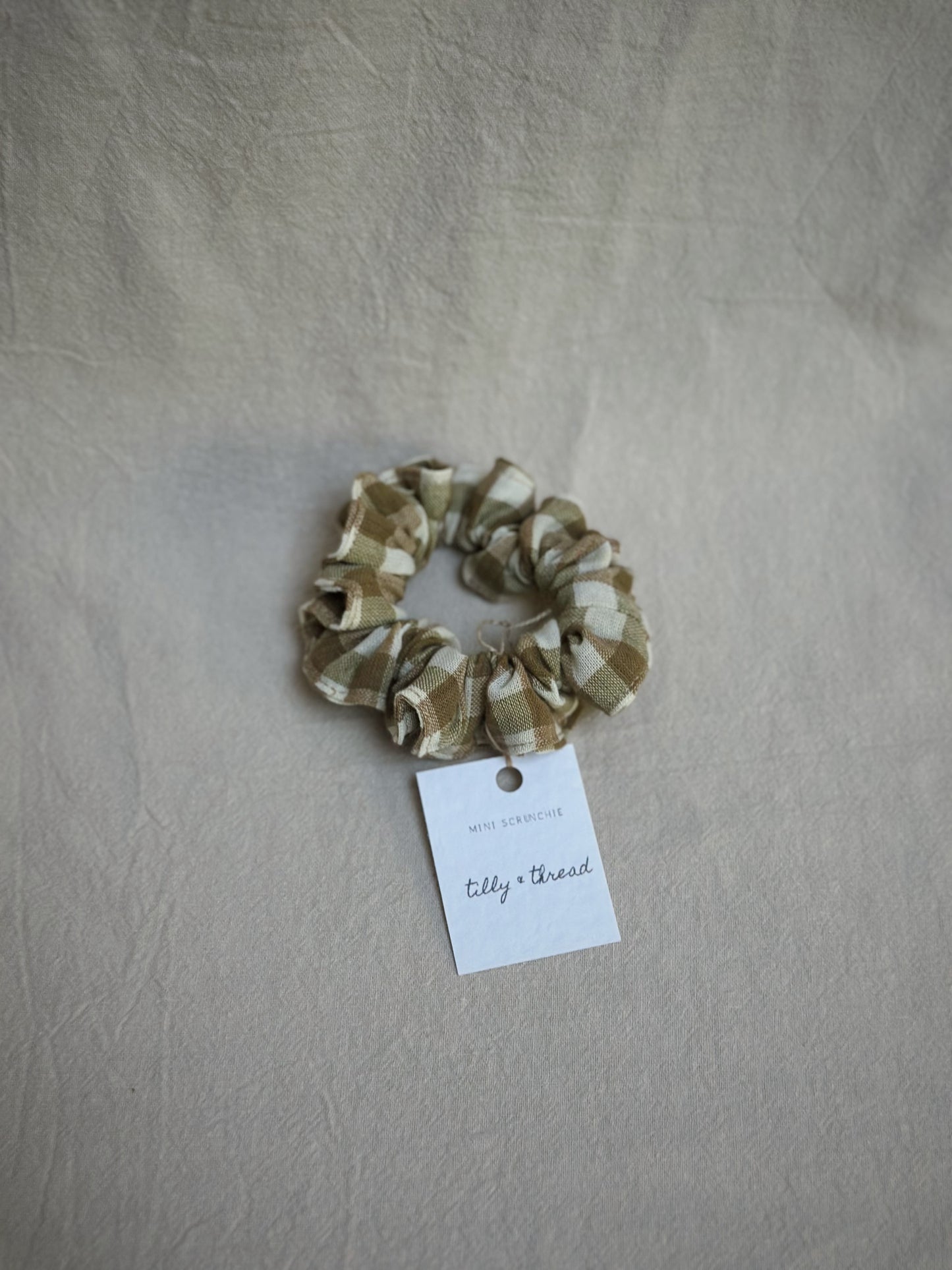 Mini Scrunchie (Gingham)